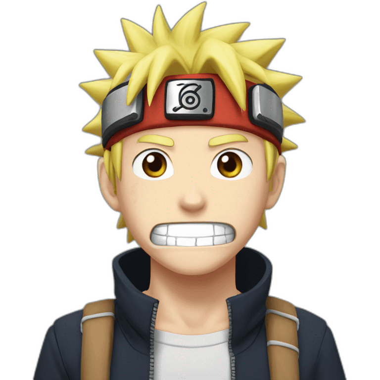 Naruto Luffy emoji