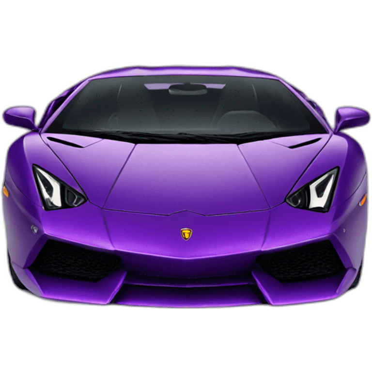 purple lamborghini emoji