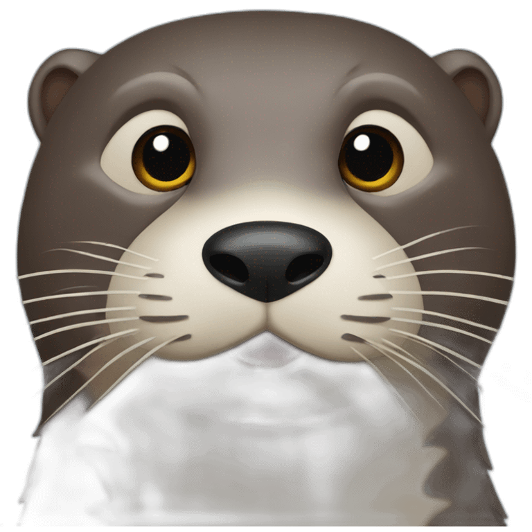 otter head emoji