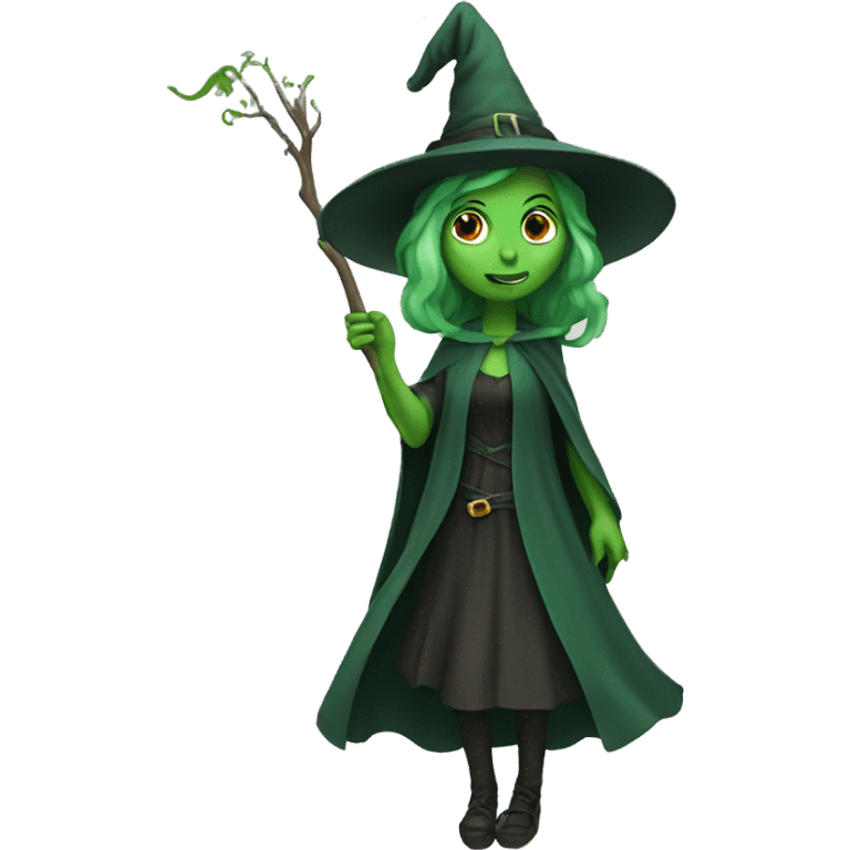 green witch emoji