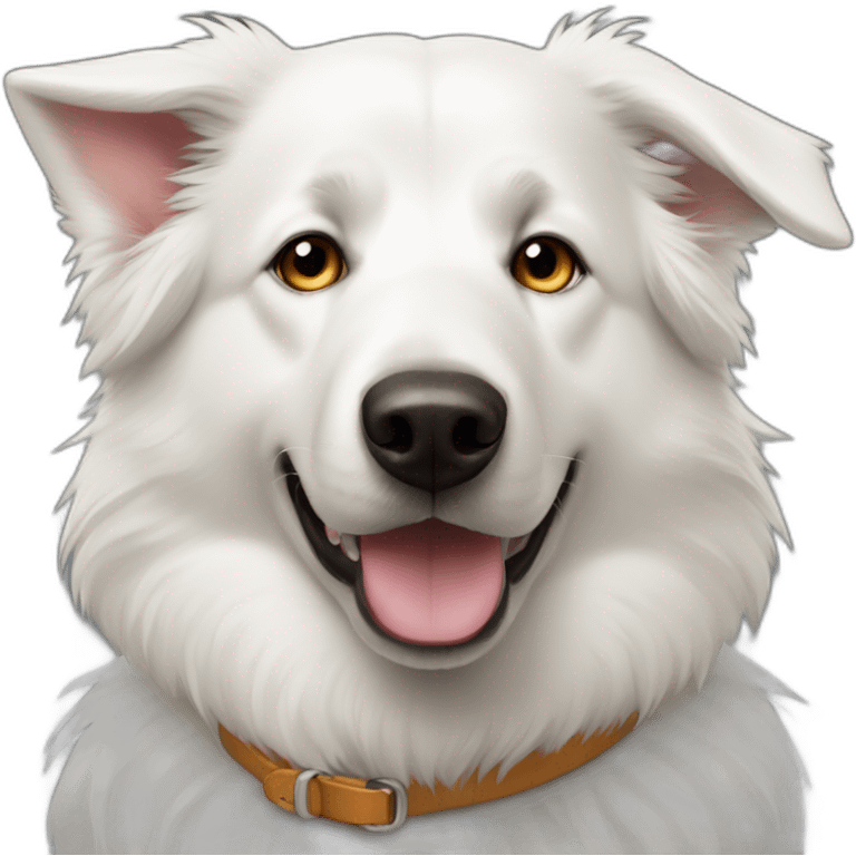 white-swiss-shepherd-dog emoji