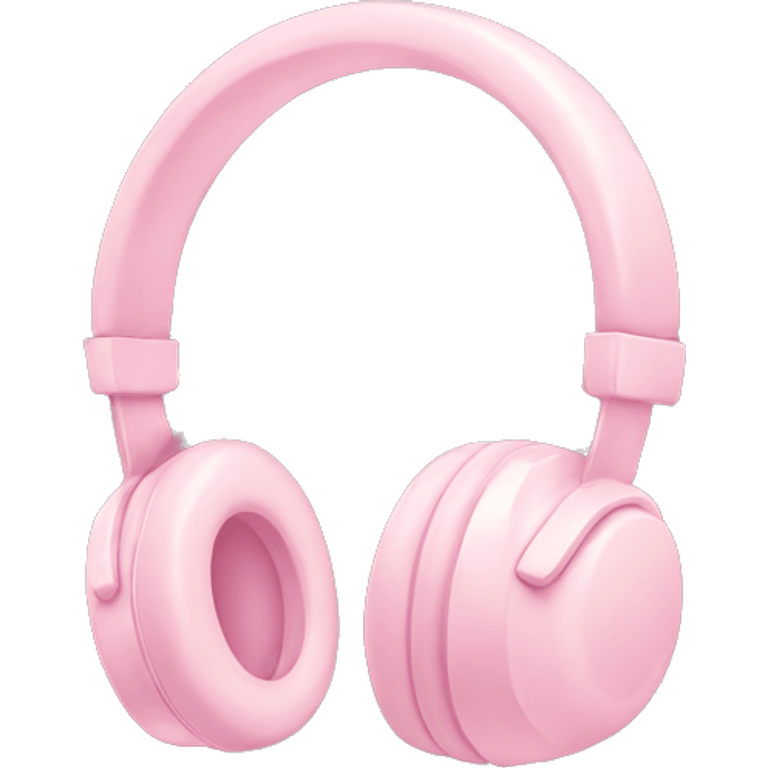 pastel pink headphone emoji