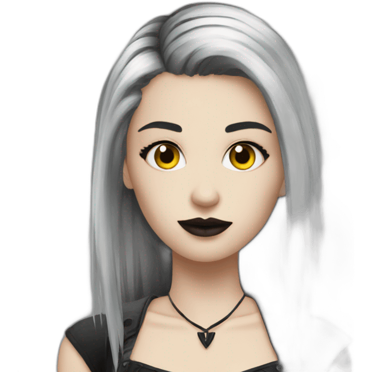 hot-goth-chick emoji