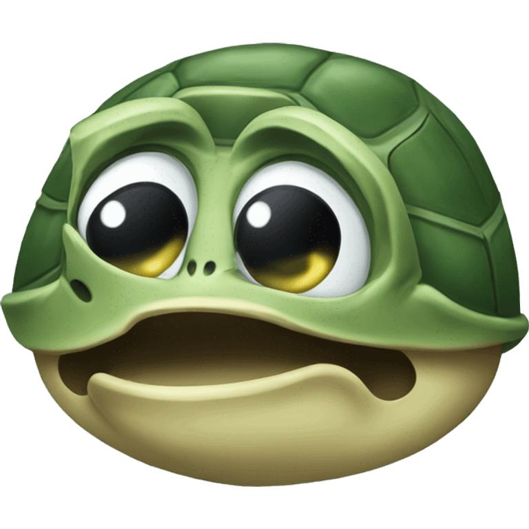 realistic sea turtle crying  emoji