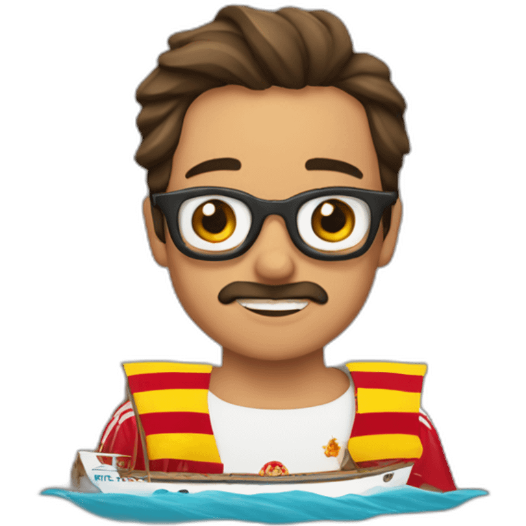 españa en un barco emoji