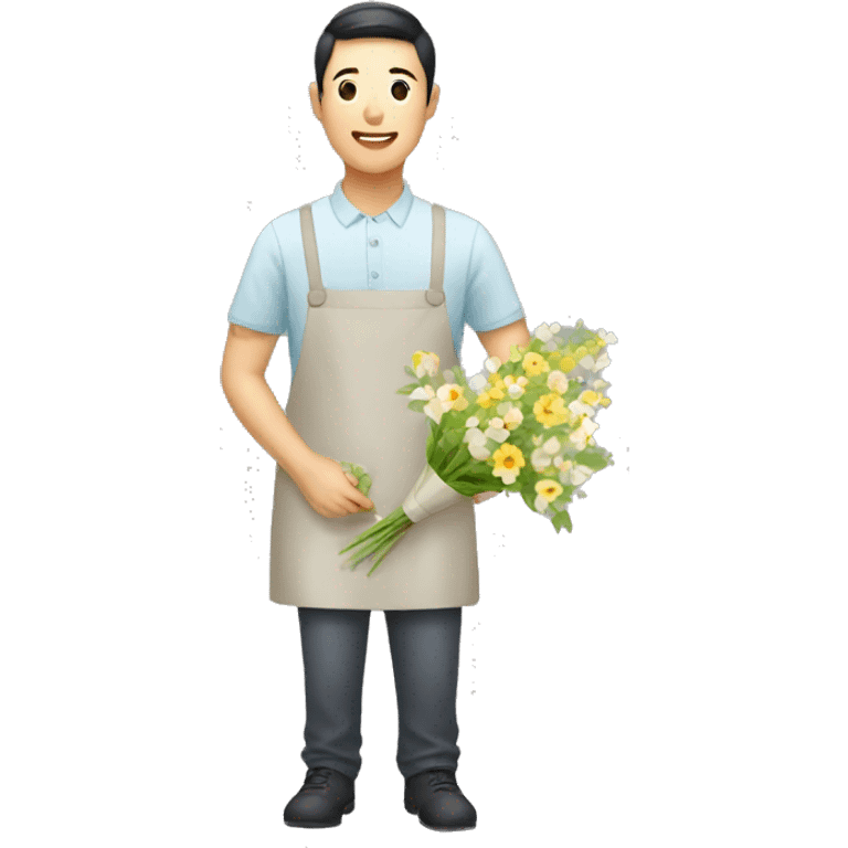 korean florist emoji