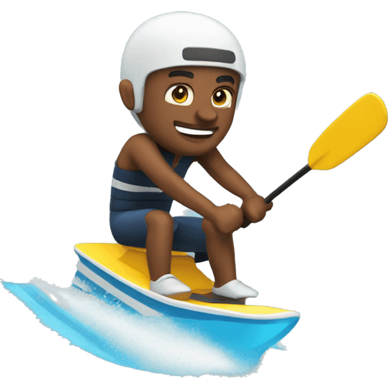 Man water skiing  emoji