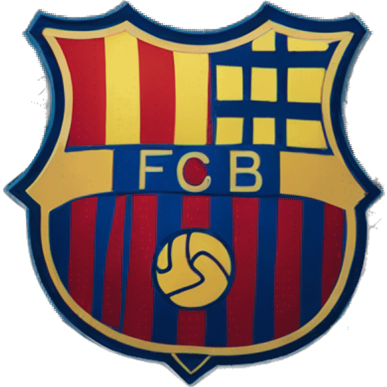 Fc Barcelona logo emoji