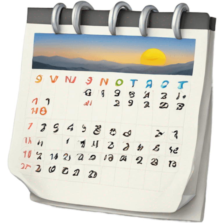 calendar emoji