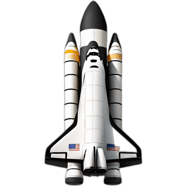 space shuttle emoji