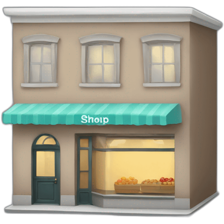 shop building emoji