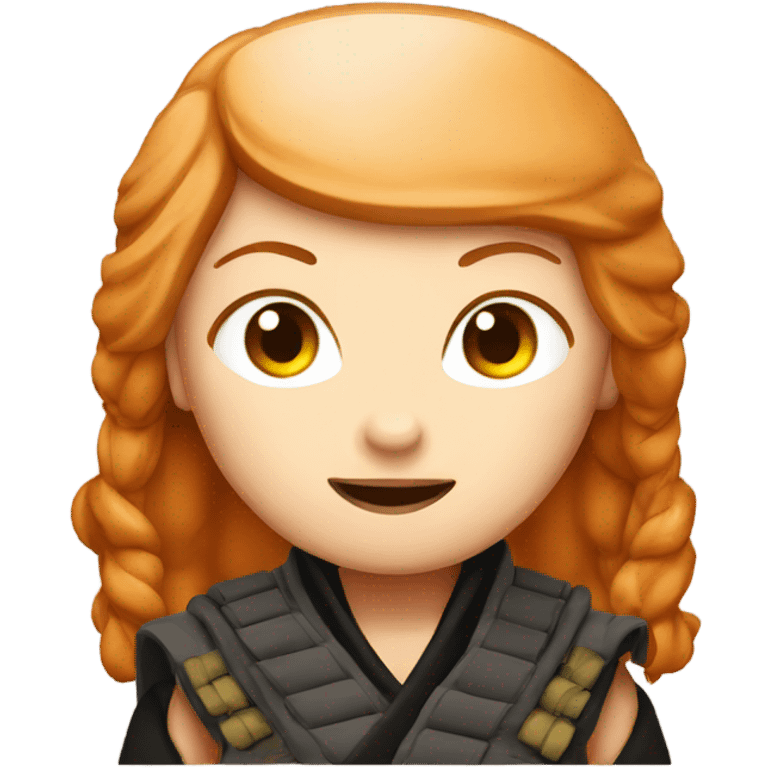 female ginger ninja emoji