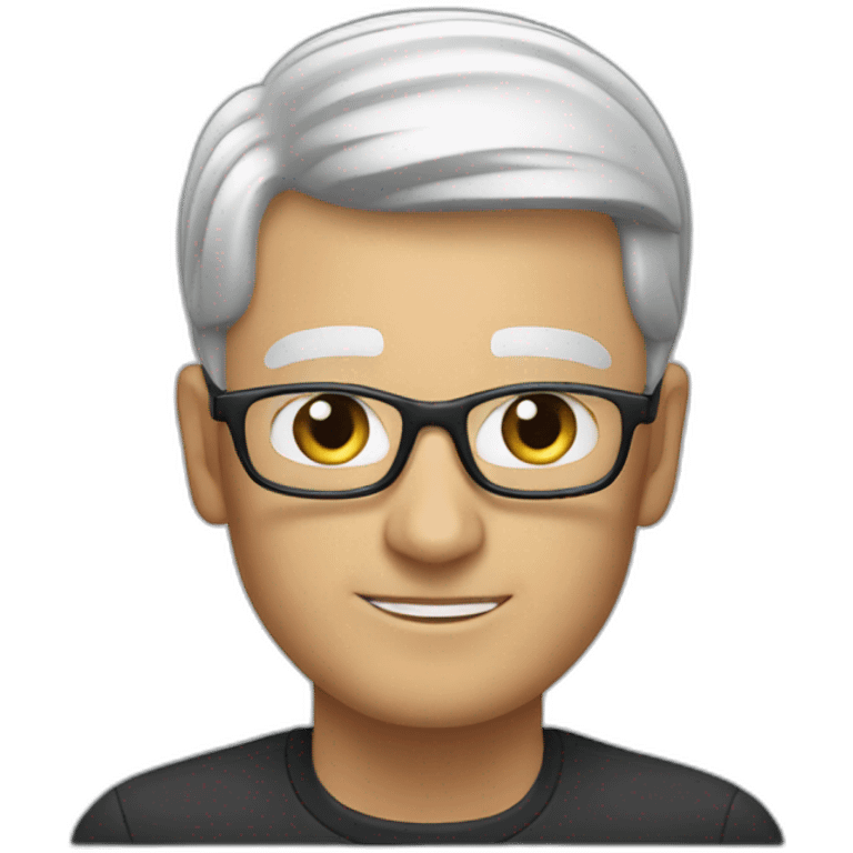 Tim Cook making presentation emoji