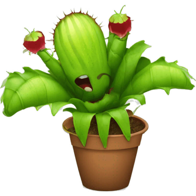 venus flytrap emoji