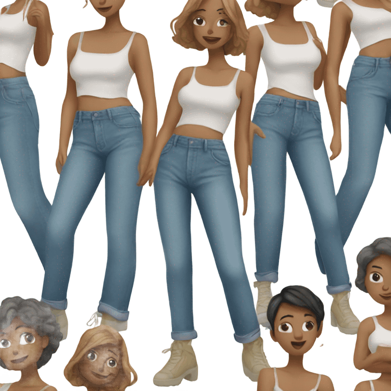 Mom jeans emoji