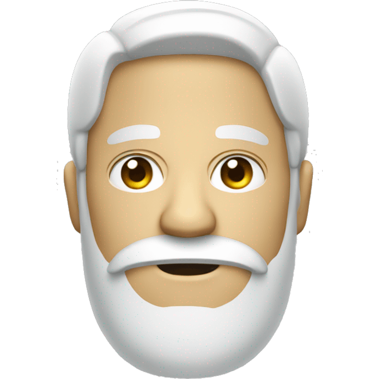 white mail with beard emoji