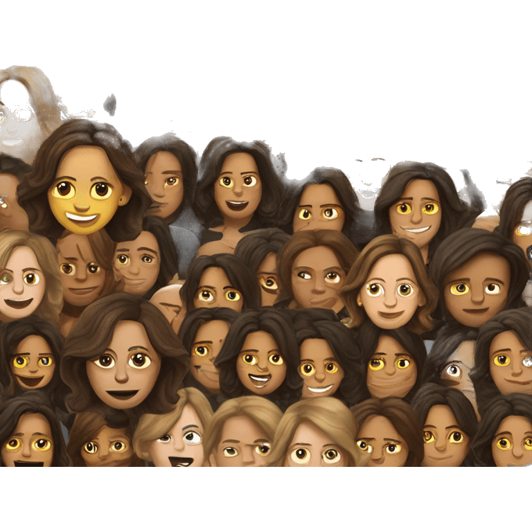 A girl like Kamala Harris  emoji