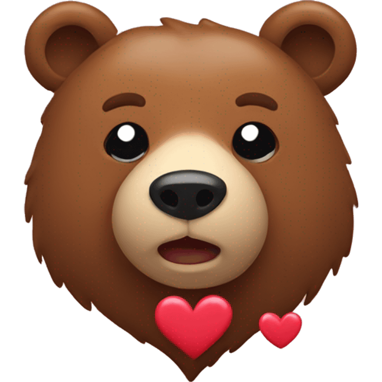 bear with hearts  emoji