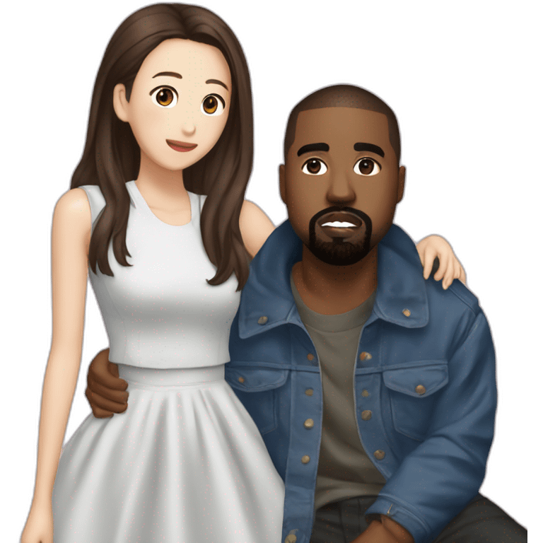 TWICE Chaeyoung with Kanye West emoji