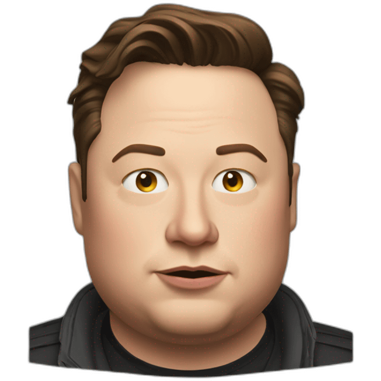 Fat elon musk emoji