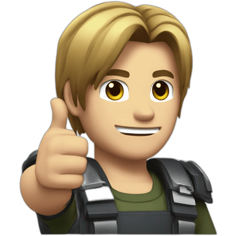 Leon Kennedy thumbs up emoji