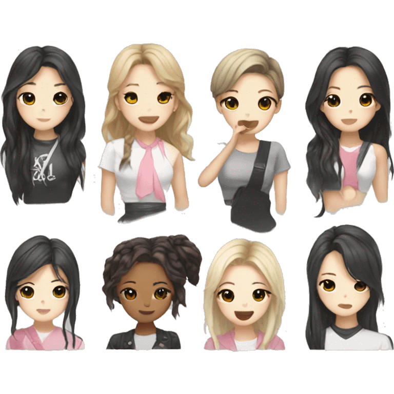 Kpop girl group  emoji