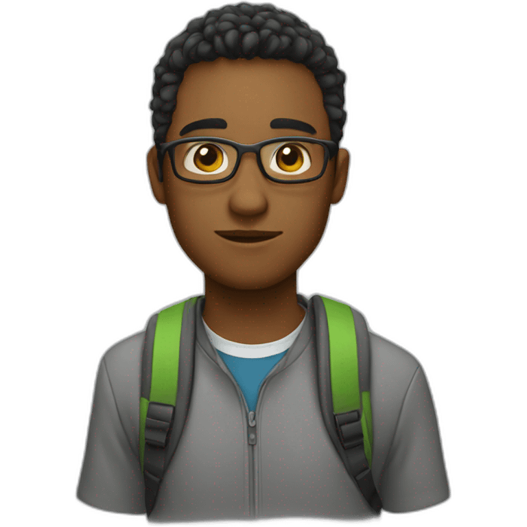 modern student emoji