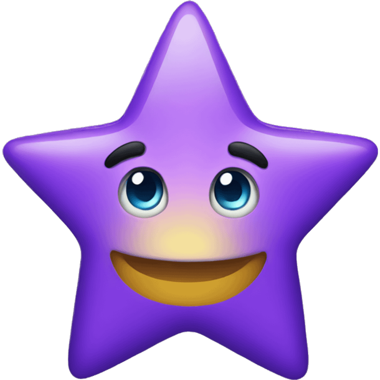 Purple star emoji