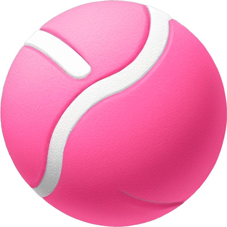 baby pink Tennis ball emoji