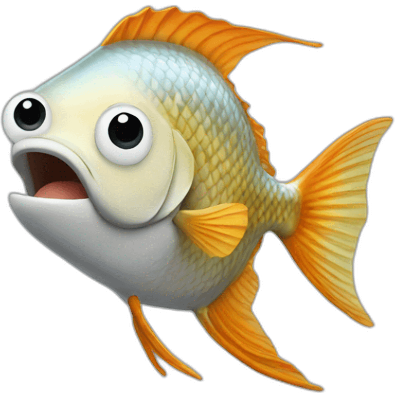 A fish that is a nut emoji