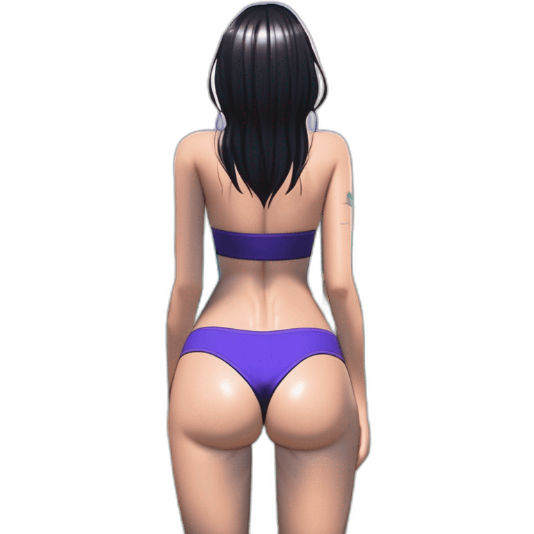 nico robin full body pawg tiny swimsuit bottom back focus emoji