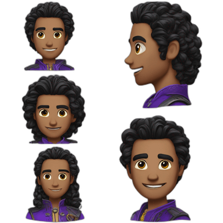 Carlos de vil descendants 3 emoji