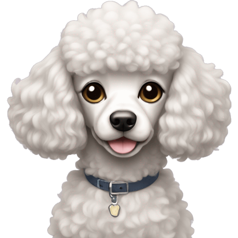 French poodle emoji