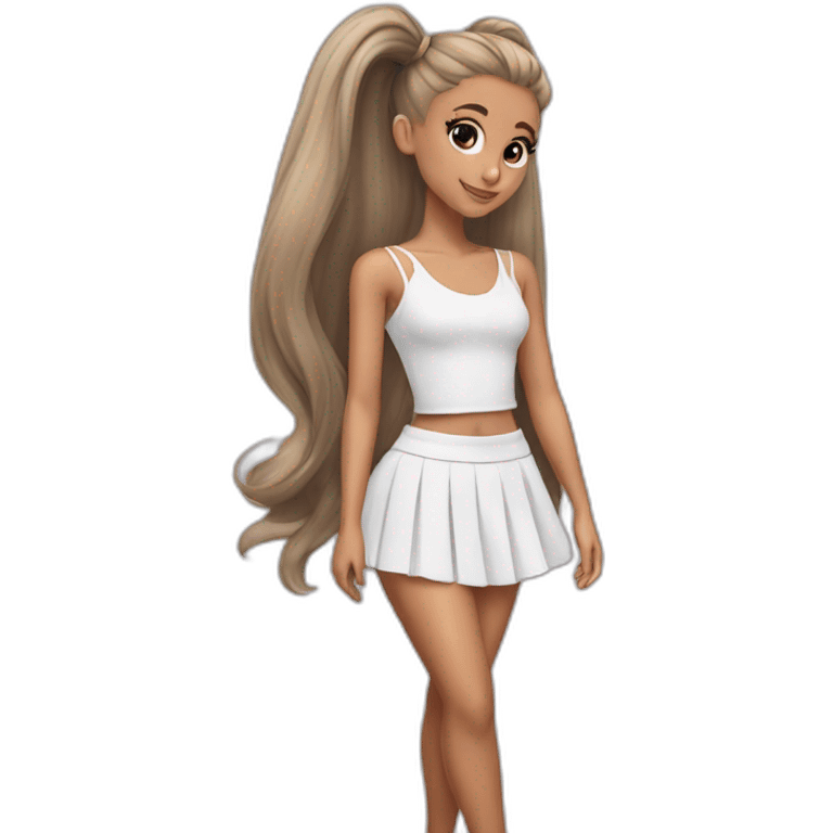 Ariana grande short skirt emoji