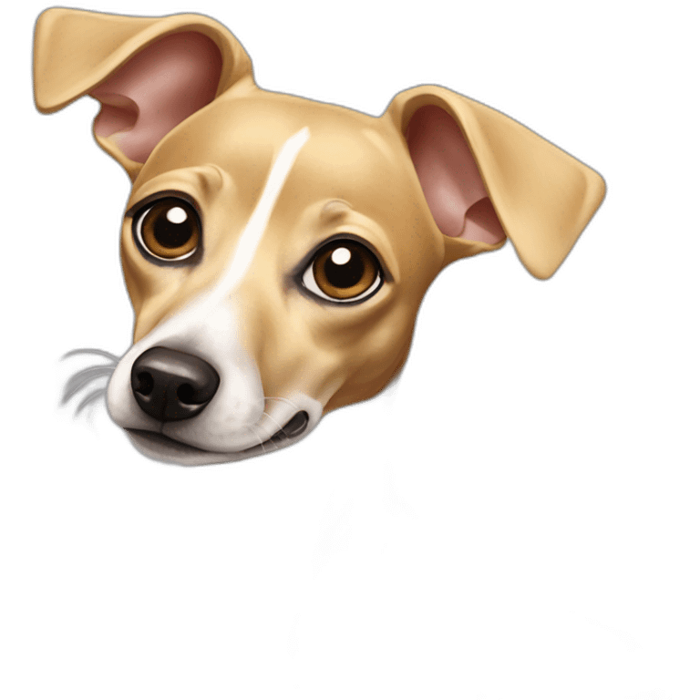 golden italian greyhound chihuahua emoji