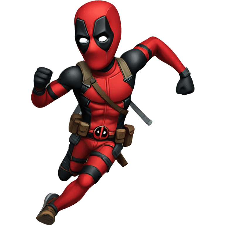 Running deadpool emoji