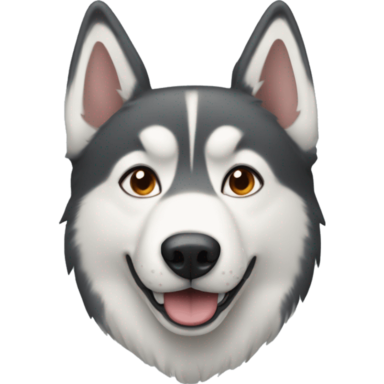 Dog husky siberiano  emoji