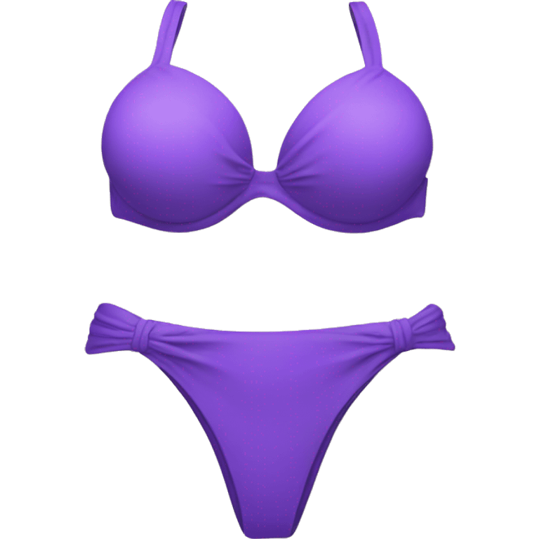 Purple bikini emoji