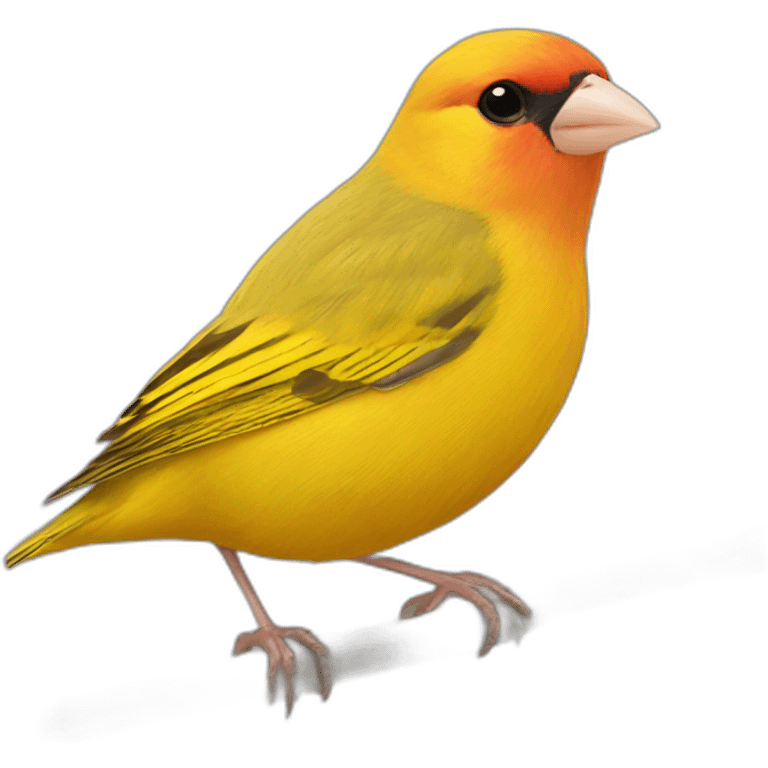 Saffron finch emoji