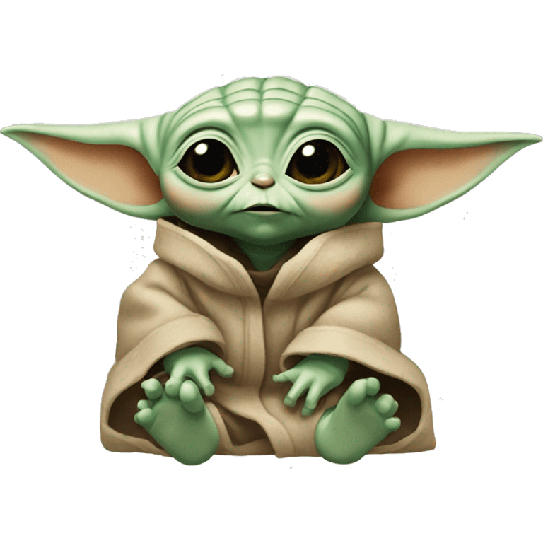 Baby yoda y E.T emoji