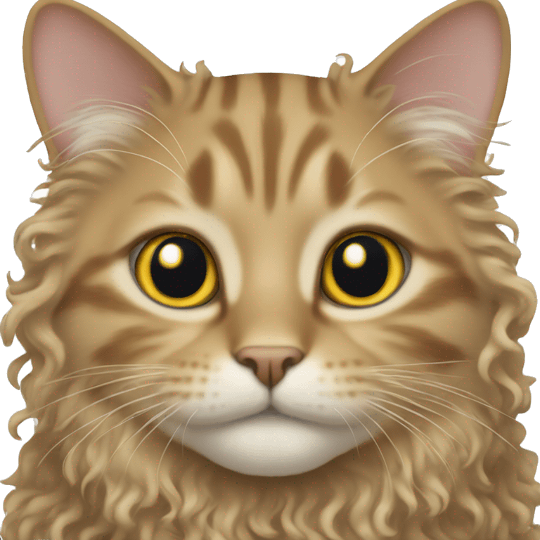 curly cat emoji