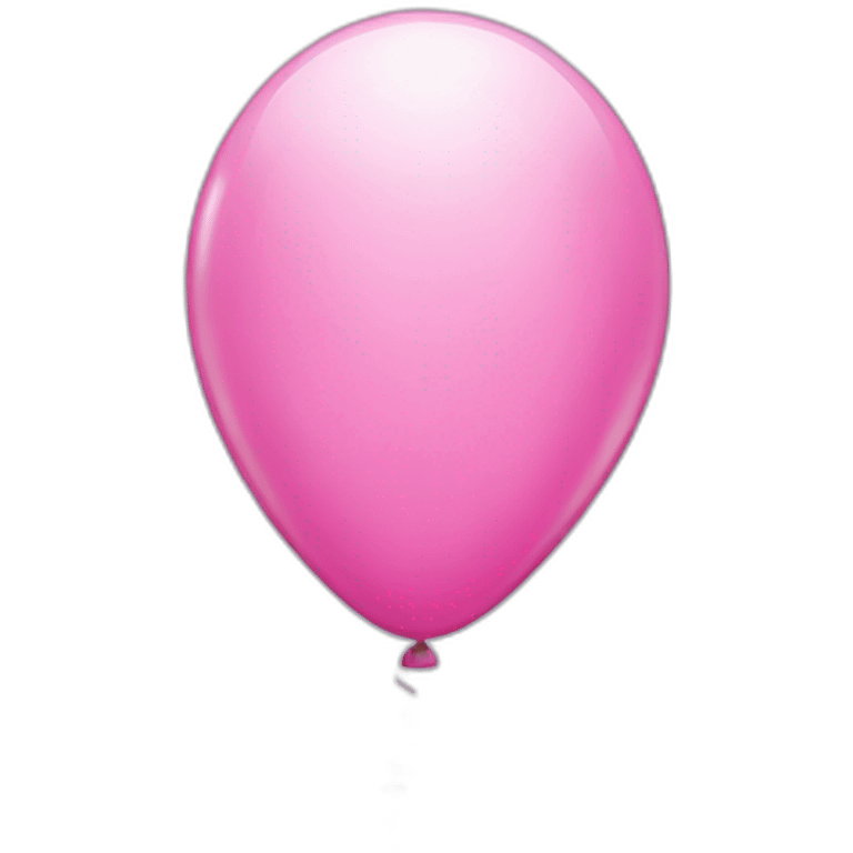 Pink balloon emoji