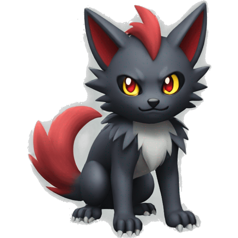 Litten-Zoroark full body emoji