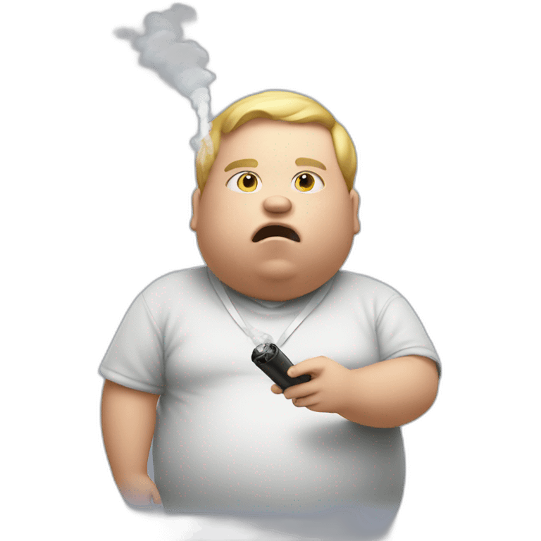 fat kid vaping emoji