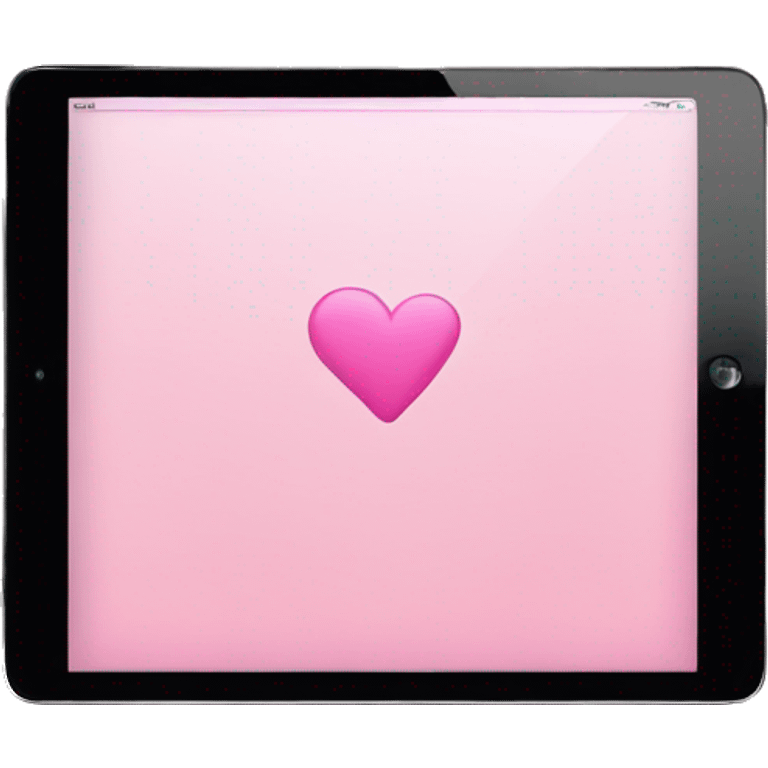 Pink iPad  emoji