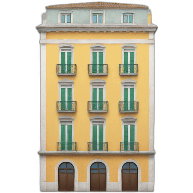 Lisbon building emoji