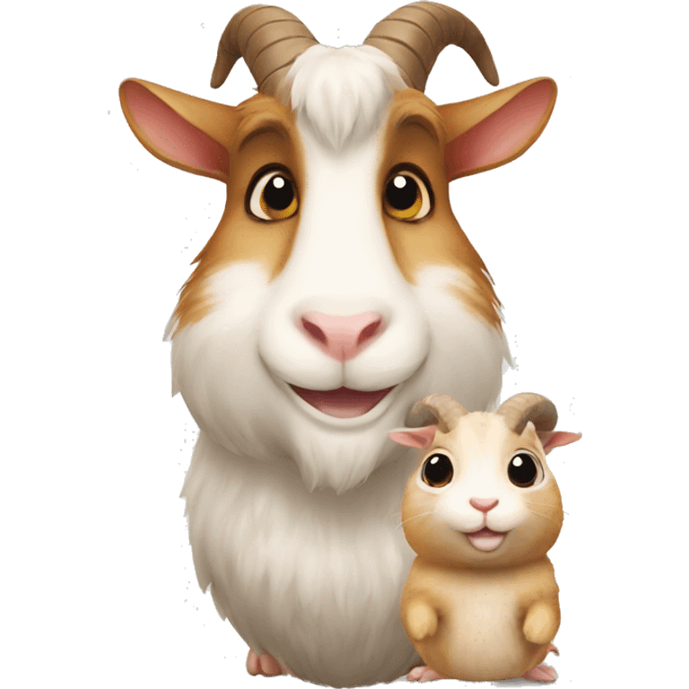 hamster and goat emoji