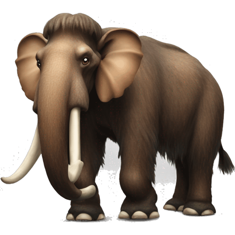 Hyper realistic mammoth  emoji