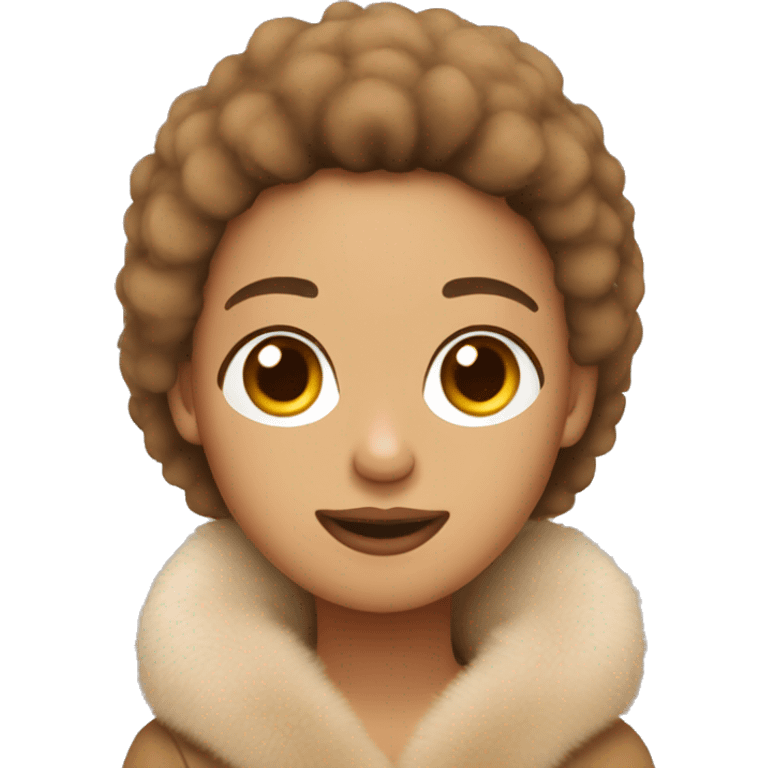 Cute light brown uggs emoji