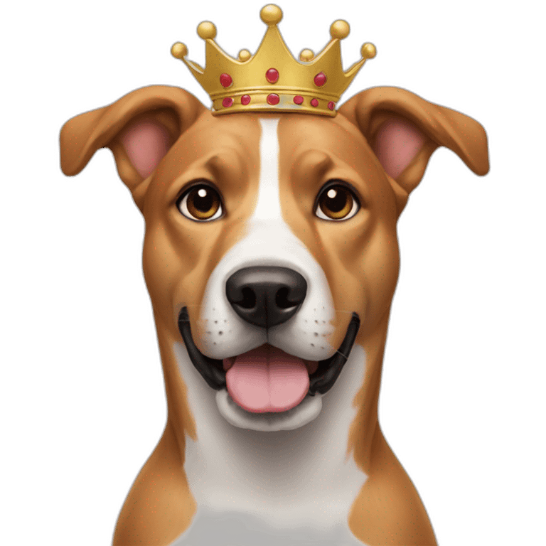 Dog is crown emoji